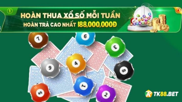 Khuyến mãi hoàn Thua xổ số TK88